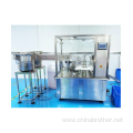 Double position reagent tube filling and capping machine